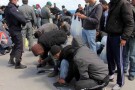 Protesta dei migranti a Lampedusa